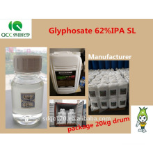 Herbicide Glyphosate 95%TC 480g/l SL 41%SL 62%IPA SL 74.7%WDG 75.7%WDG CAS 1071-83-6
